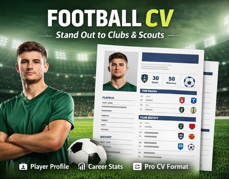 Football CV — Stand Out To Clubs & Scouts