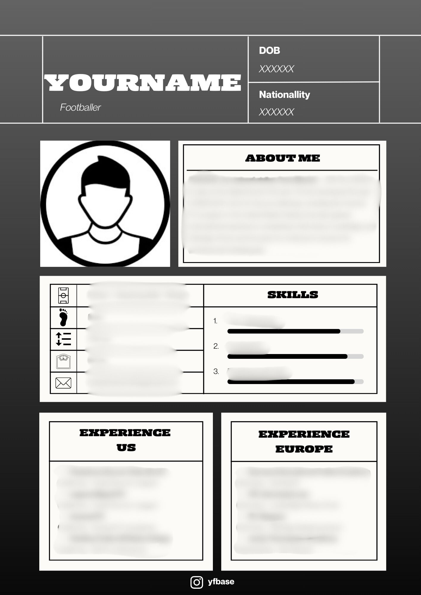 Football CV — Stand Out To Clubs & Scouts