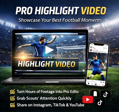 Pro Highlight Video — Showcase Your Best Football Moments