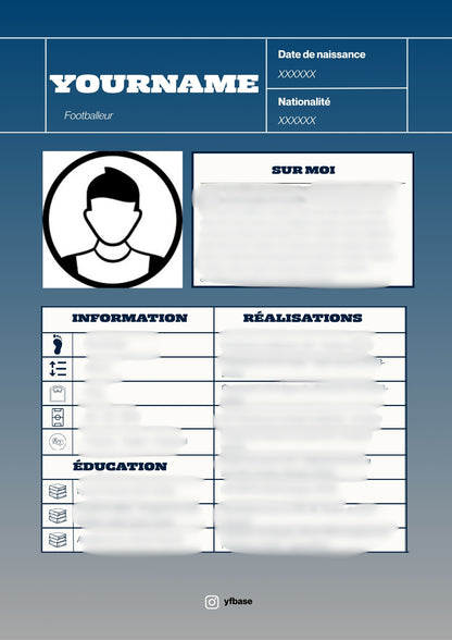Football CV — Stand Out To Clubs & Scouts